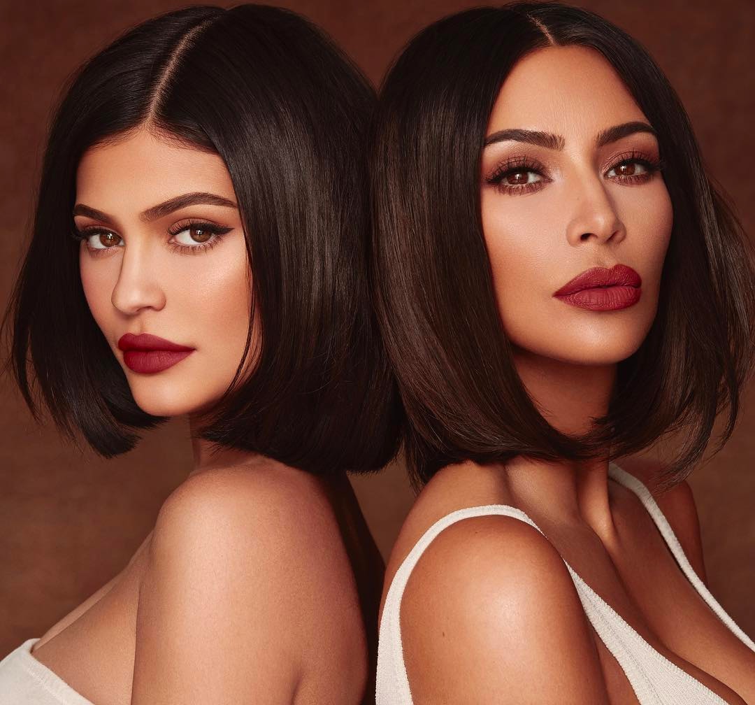 KKW Beauty Kim Kardashian Kylie Jenner Cosmetics Lipstick Collaboration 2018 Black Friday Greg Swales Sisters Makeup Lip Gloss