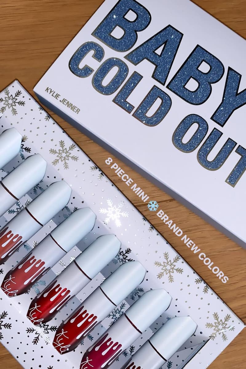 Kylie Jenner Kylie Cosmetics Holiday Collection Reveal Makeup Beauty products Eyeshadow Palette Highlighter Lipstick Lipgloss
