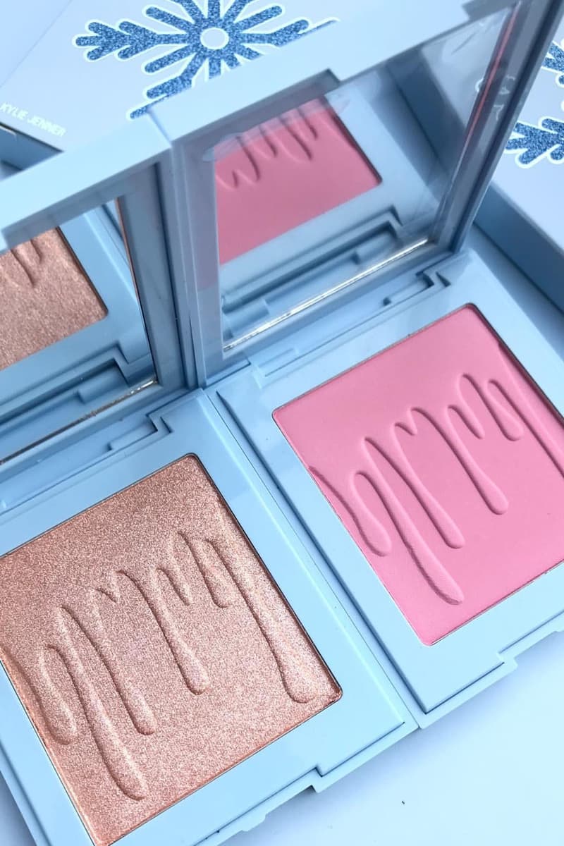Kylie Jenner Kylie Cosmetics Holiday Collection Reveal Makeup Beauty products Eyeshadow Palette Highlighter Lipstick Lipgloss