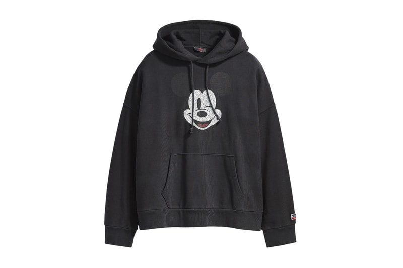 Disney Mickey Mouse x Levi's Collection Women's Unisex Hoodie Sweatshirt 501 Jeans Tote Bag Hat