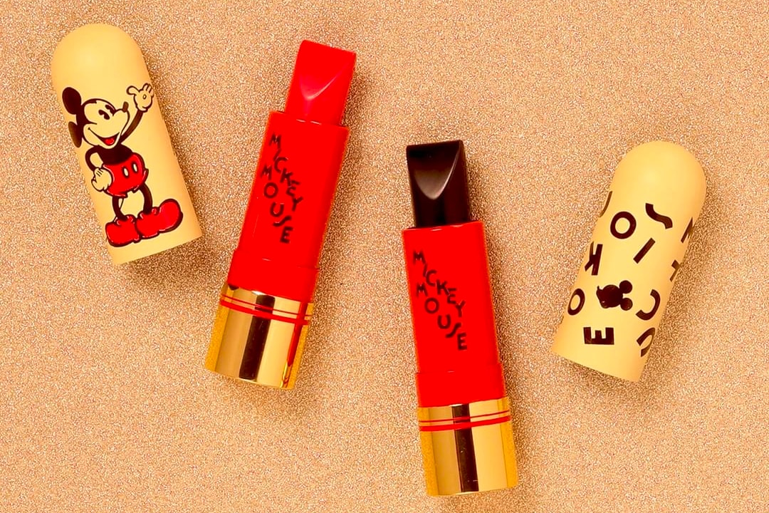Mickey Mouse Besame Cosmetics Makeup Collaboration Lipsticks Disney 90th Birthday Anniversary Beauty