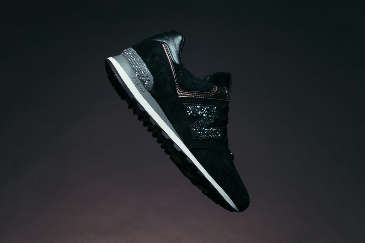 New Balance NB1 574 Swarovski Black