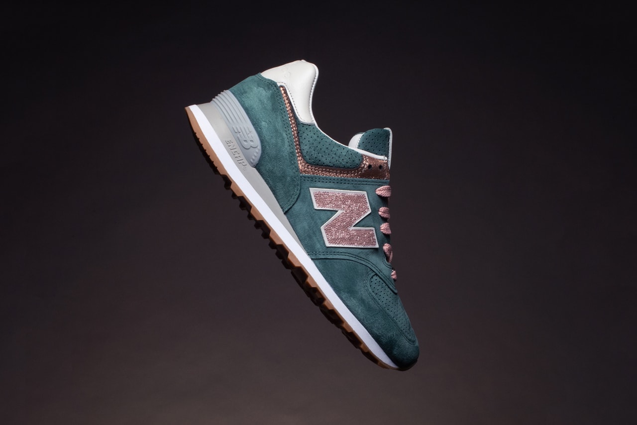 New Balance NB1 574 Swarovski Peacock
