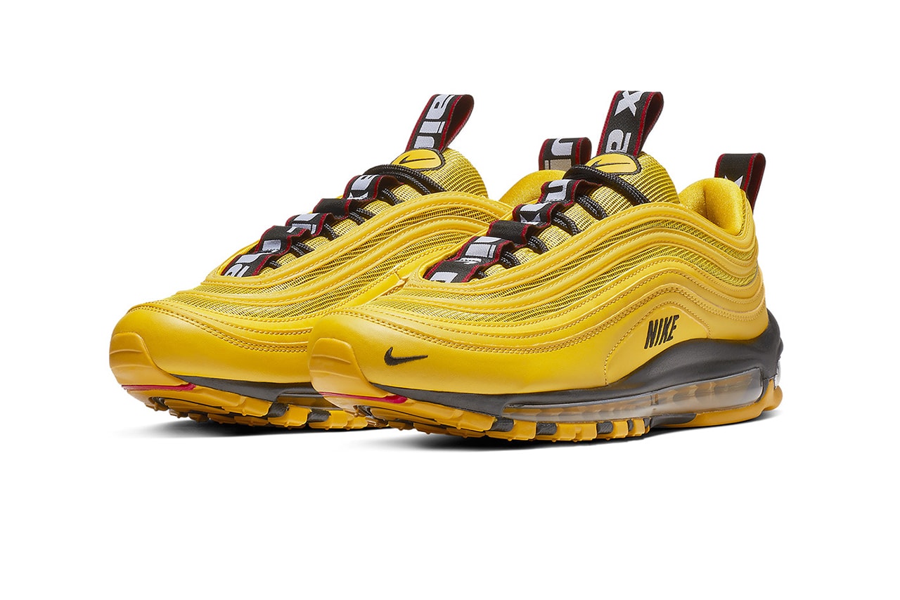 Nike Air Max 97 Bright Citron Yellow Taxi Trainers Sneakers 