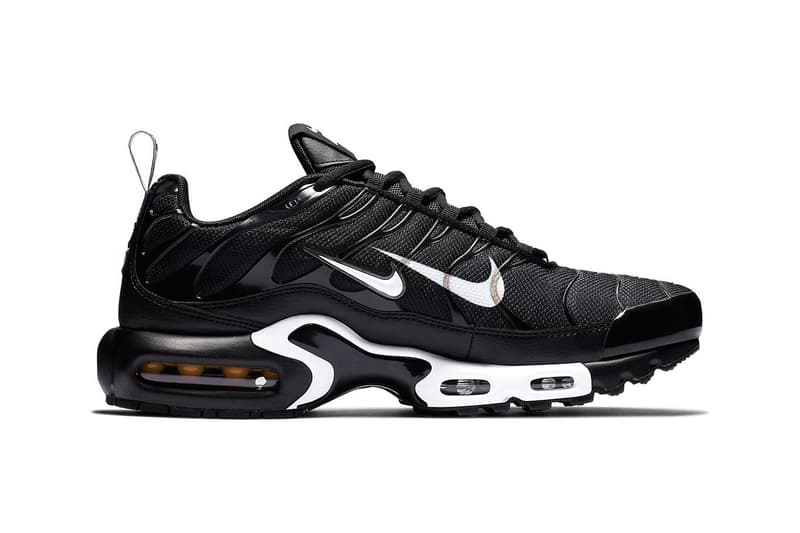 Nike Air Max Plus “Overbranding” Series Double Swoosh Black White Sneaker Shoe 