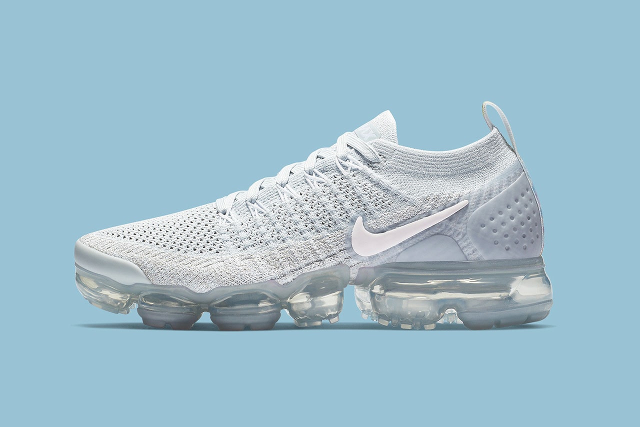 Nike Air VaporMax Flyknit 2.0 Pure Platinum Floral