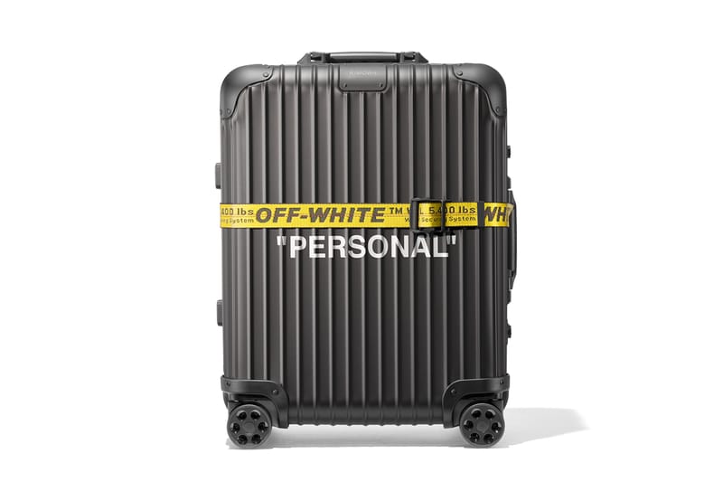 Off-White™ x RIMOWA's Latest Suitcase Is for Your "PERSONAL BELONGINGS"