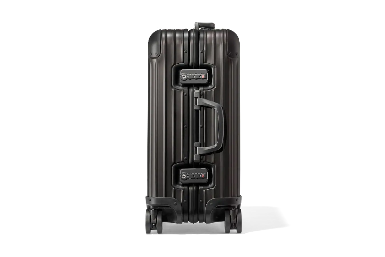Off-White x RIMOWA Personal Belongings Suitcase Virgil Abloh Black Industrial Strap Travel Case Bag Design Collaboration