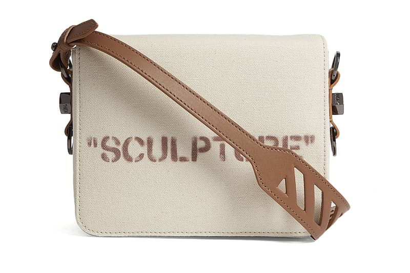 Off-White Canvas and Leather SCULPTURE Bag Virgil Abloh