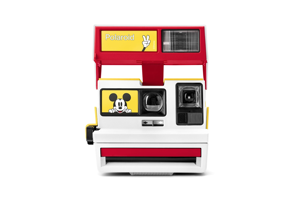 Mickey Mouse x Polaroid Originals 600 Camera White Red Yellow