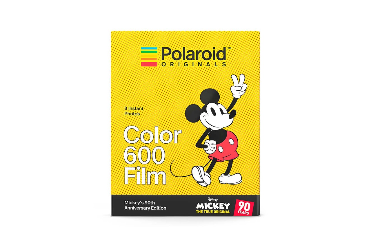 Mickey Mouse x Polaroid Originals 600 Camera Film 90th Anniversary Edition