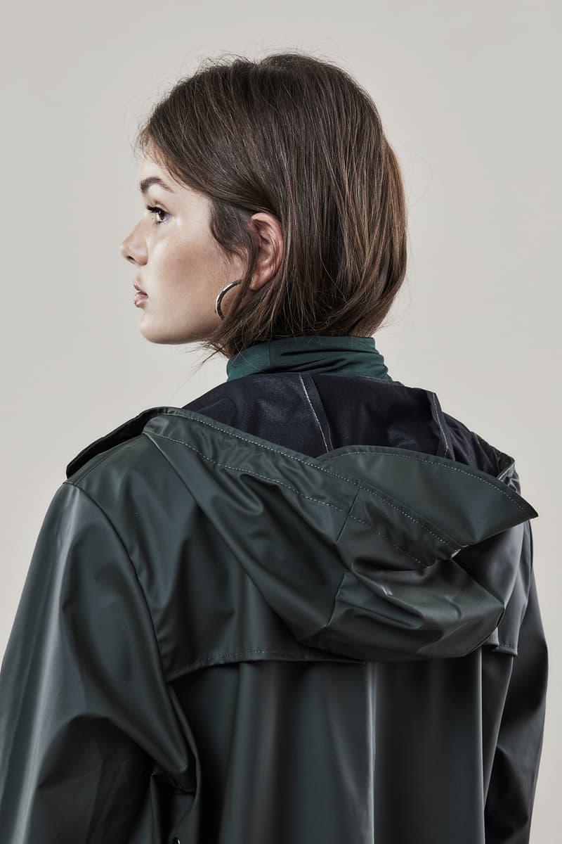 Rains Fall/Winter 2018 Campaign Jacket Blue