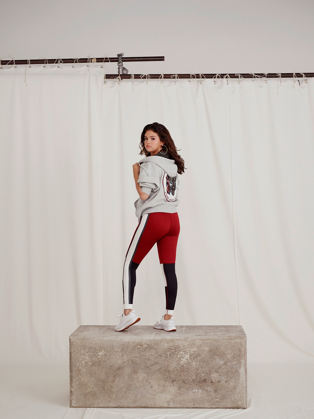 Selena Gomez PUMA Strong Girl Collaboration Campaign SG Runner Sneakers Sportswear Activewear Sports Defy Mid