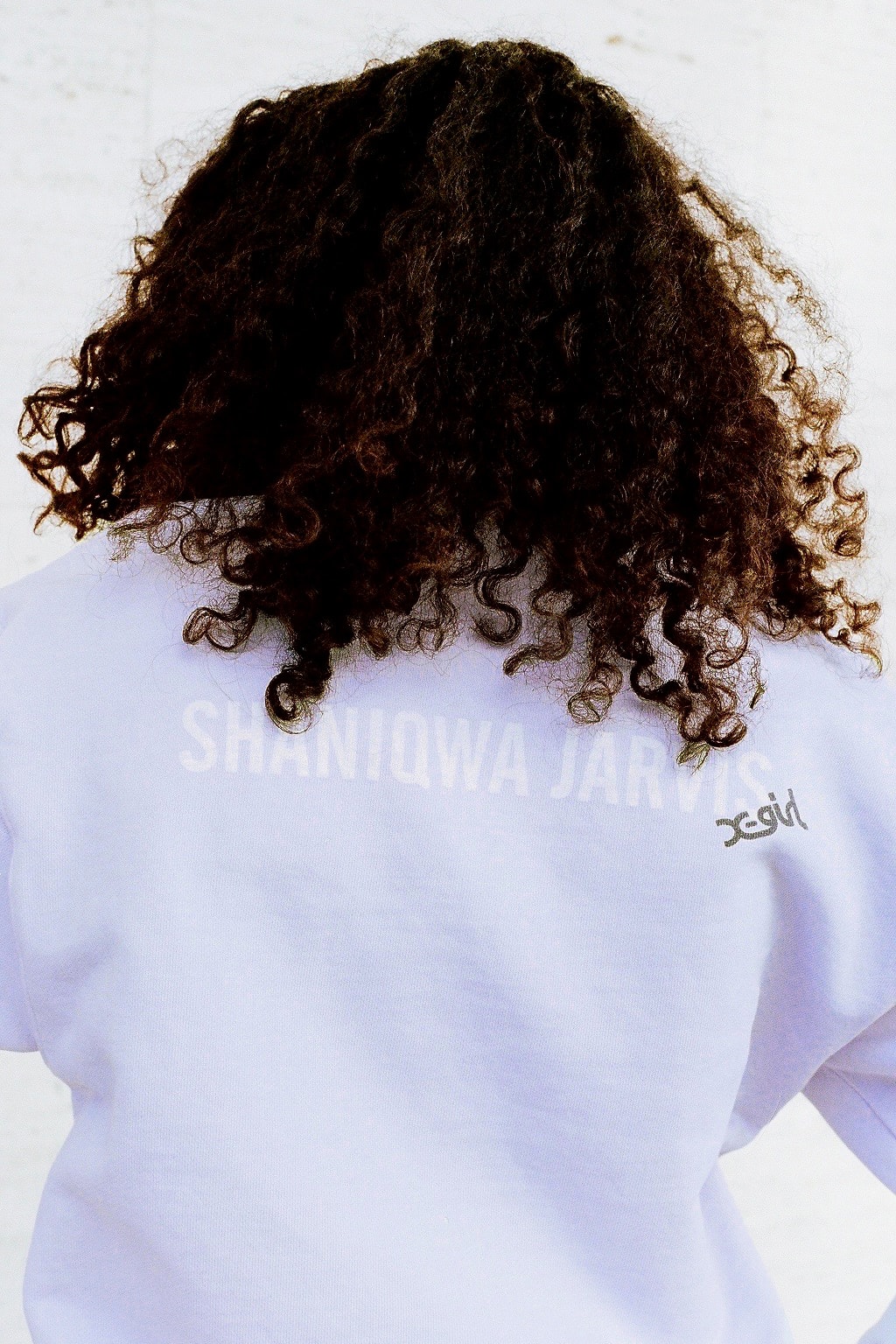 Shaniqwa Jarvis x X-Girl Capsule Collection Crewneck Sweater Purple