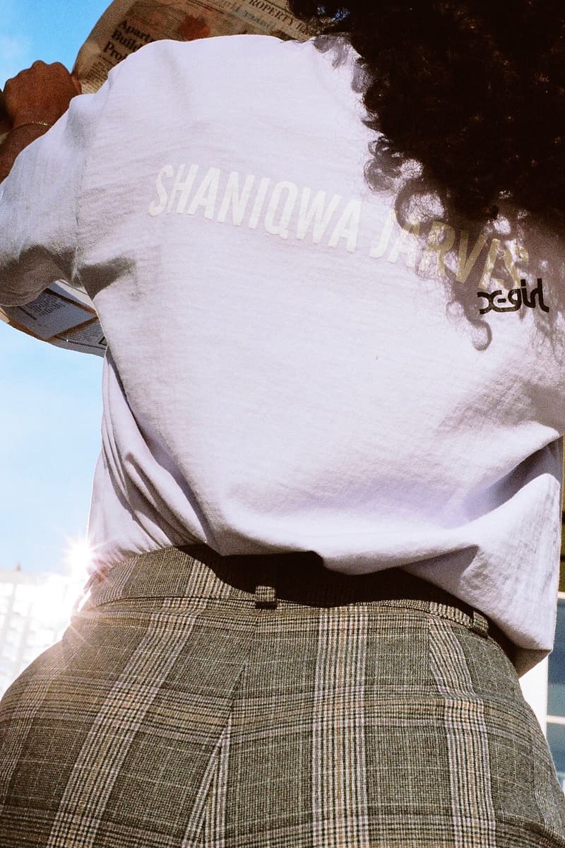 Shaniqwa Jarvis x X-Girl Capsule Collection T-shirt Purple