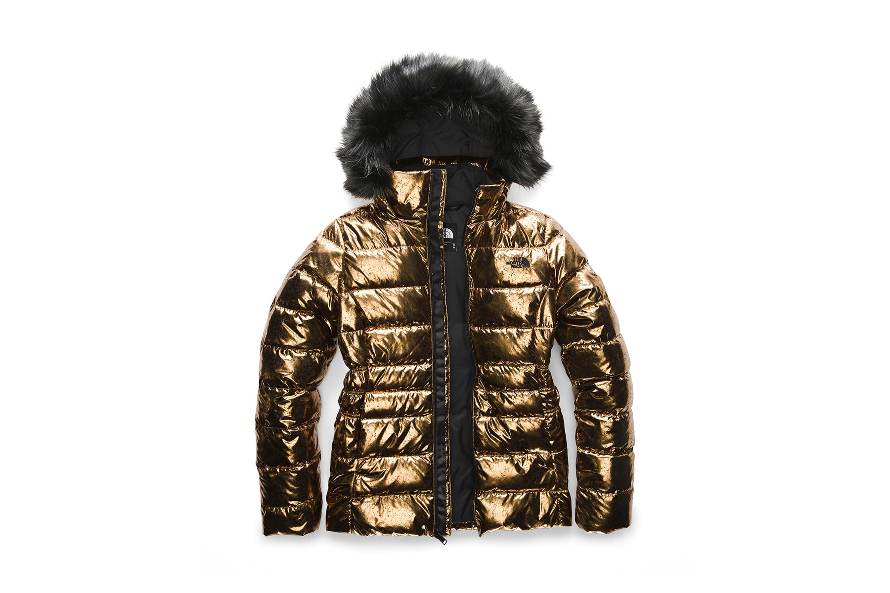 the north face copper metallic outerwear collection puffer jackets vests boots winter 2018