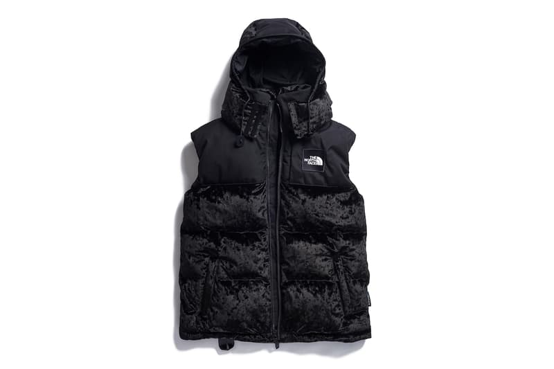 The North Face Black Series Velvet Collection Jacket Puffer Down Outerwear Satin Pink Red Blue White Black Grey Pants