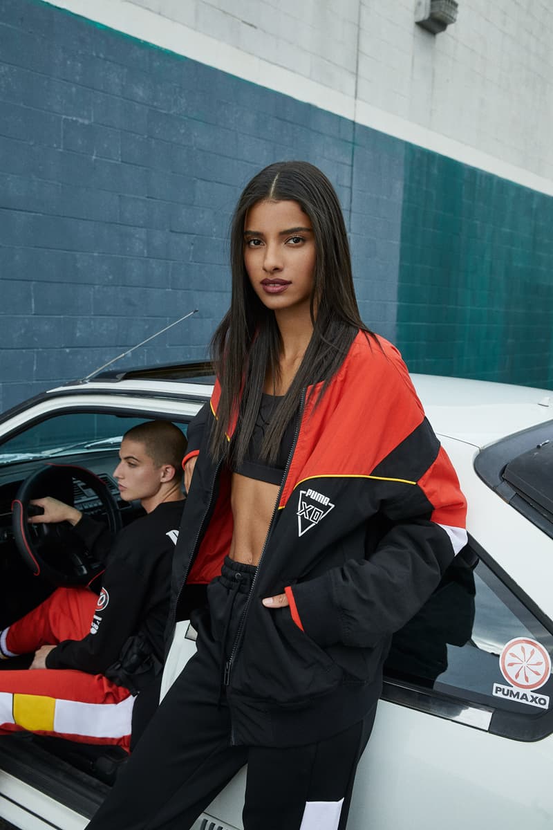 PUMA x XO Fall Winter 2018 Collection Drop 2 Track Pants Black Jacket Red