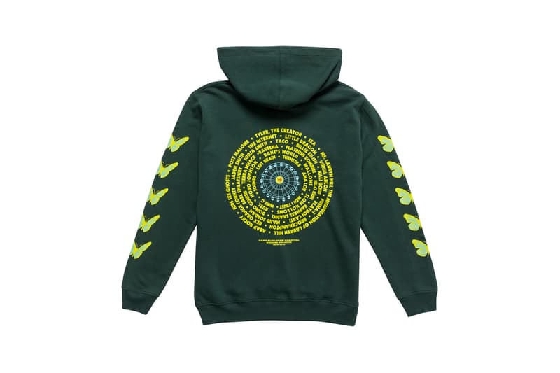 Tyler, The Creator Camp Flog Gnaw 2018 Merch Hoodies Green