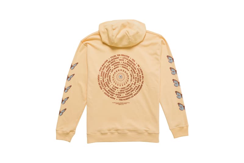 Tyler, The Creator Camp Flog Gnaw 2018 Merch Hoodie Tan