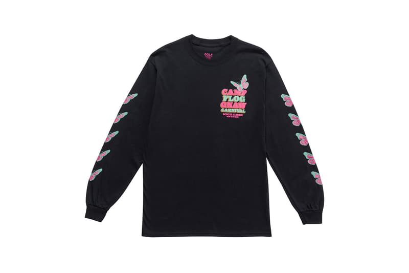 Tyler, The Creator Camp Flog Gnaw 2018 Merch Long Sleeve T-shirt Black