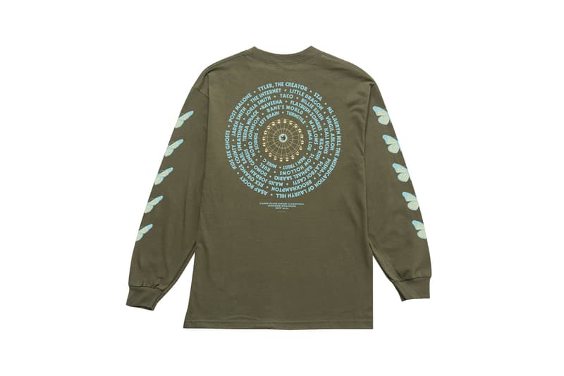 Tyler, The Creator Camp Flog Gnaw 2018 Merch Long Sleeve T-shirt Green