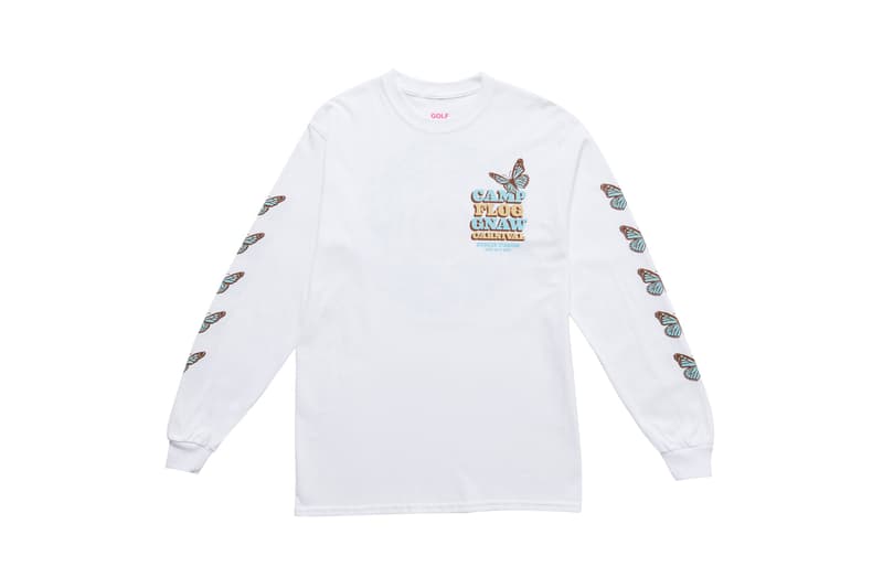 Tyler, The Creator Camp Flog Gnaw 2018 Merch Long Sleeve T-shirt White