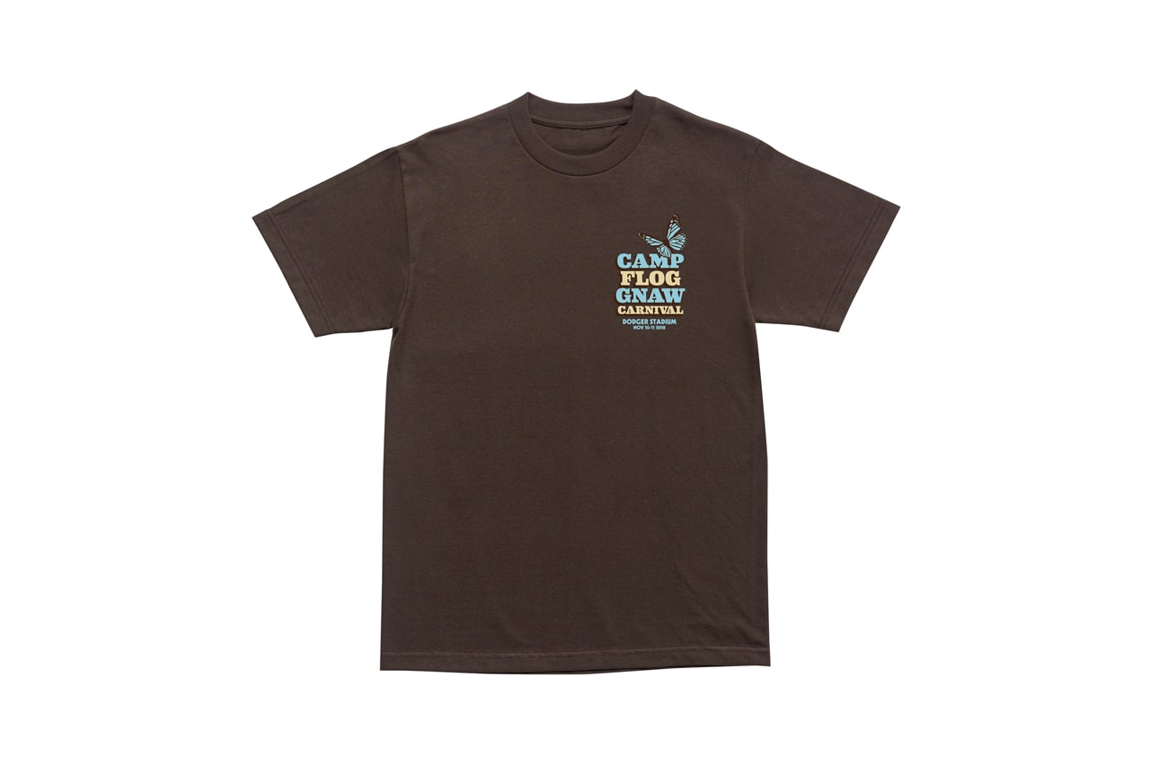 Tyler, The Creator Camp Flog Gnaw 2018 Merch T-shirt Brown