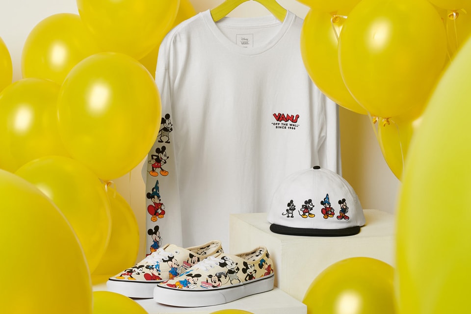stad niemand Overgave Vans' Mickey Mouse Authentic and T-Shirt | Hypebae