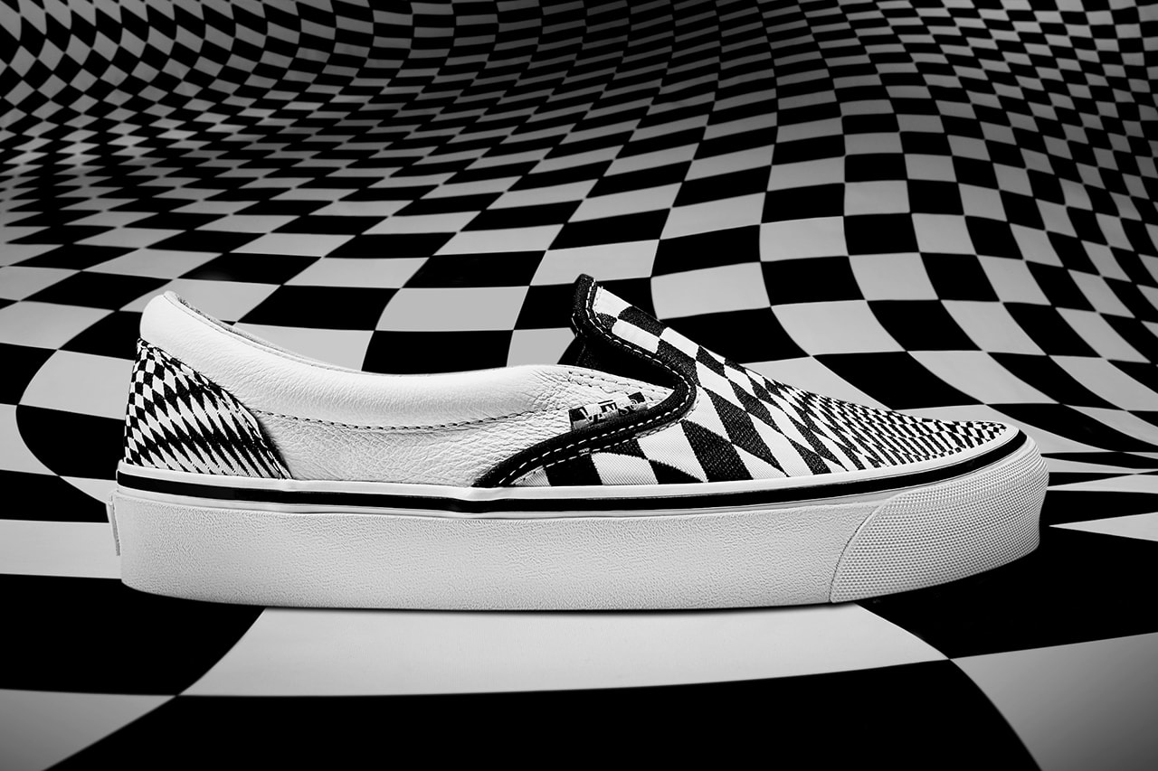 END Vans Vertigo Slip-On Old Skool Sneakers Collaboration Checkerboard Trainers