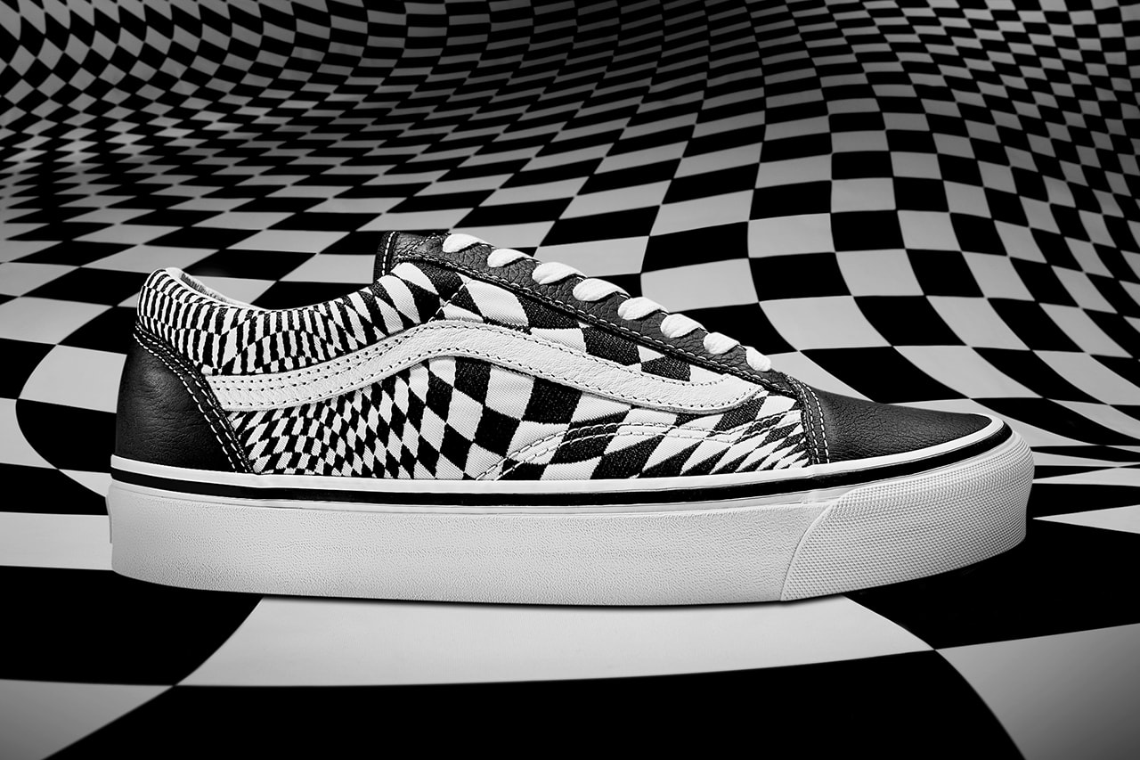END Vans Vertigo Slip-On Old Skool Sneakers Collaboration Checkerboard Trainers