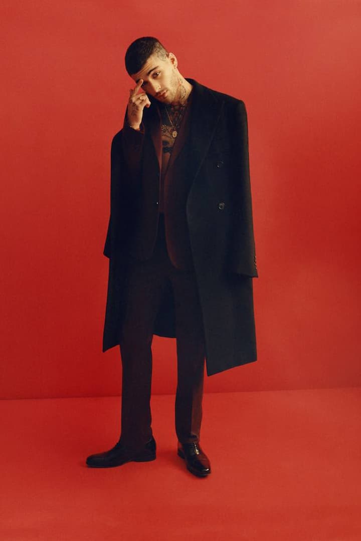 Zayn British Vogue December 2018 Digital Cover Feature Blazer Pants Boots Black