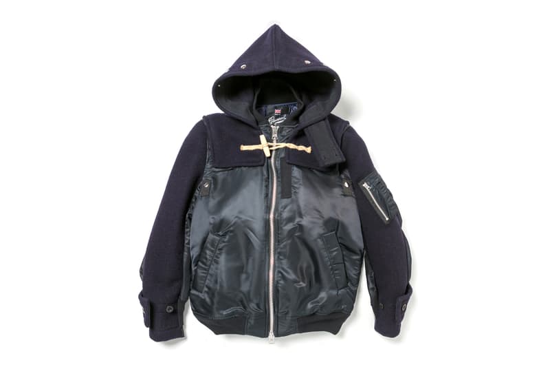 Gloverall x Sacai Outerwear Collection Jackets Puffer Parka 