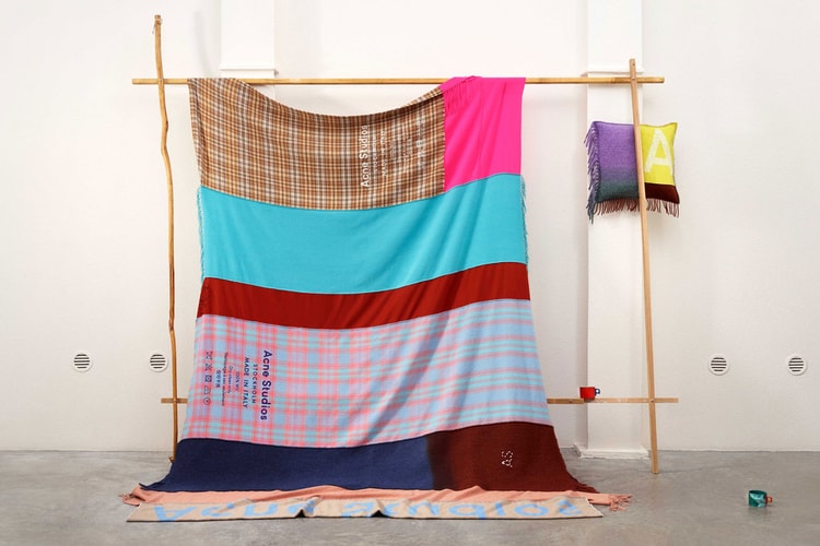 Acne Studios Debuts New Home Interior Pieces Inspired By the Brand's Patchwork Scarves