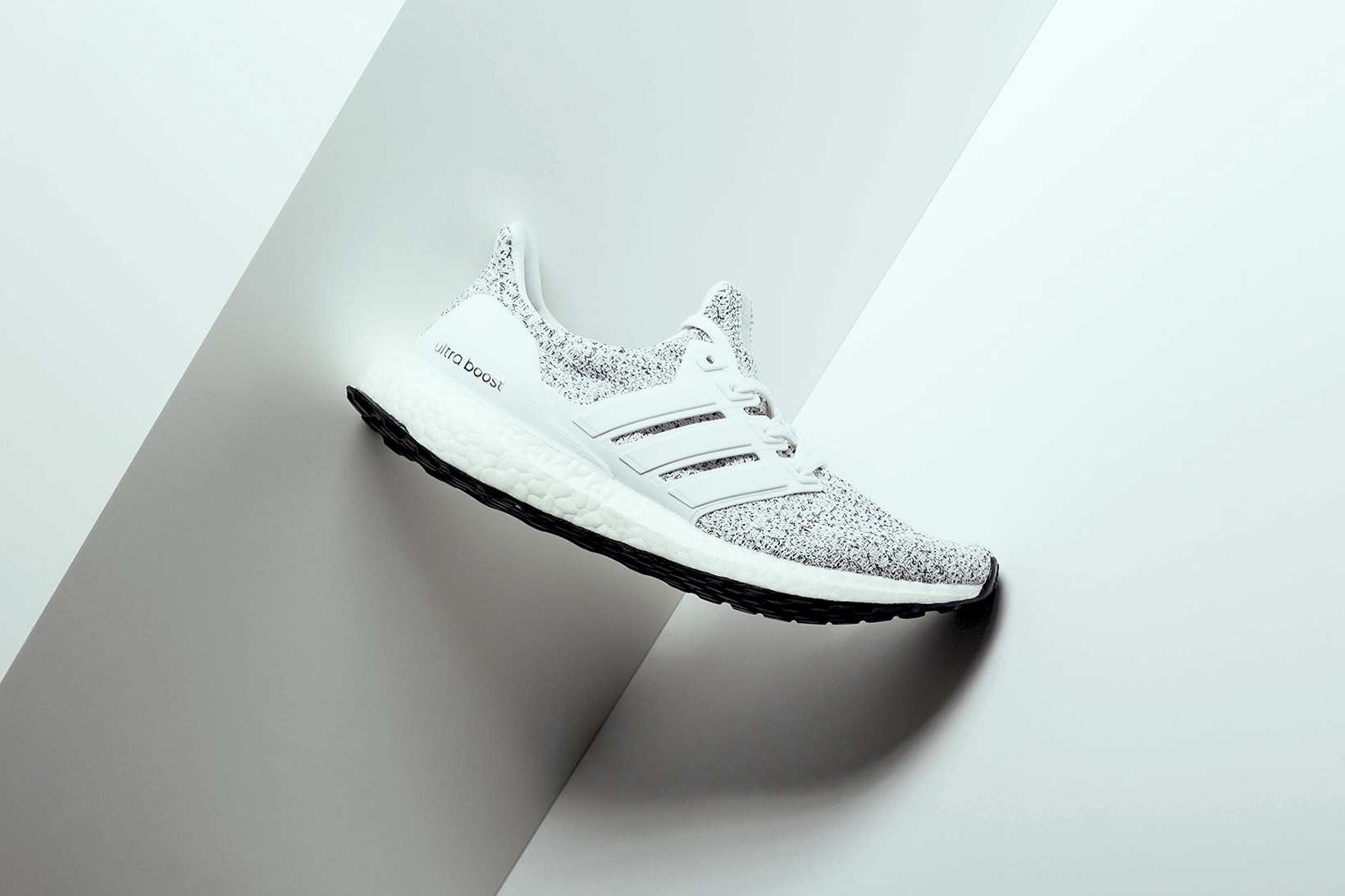 adidas ultraboost 4.0 white non dye primeknit upper running shoe sneaker