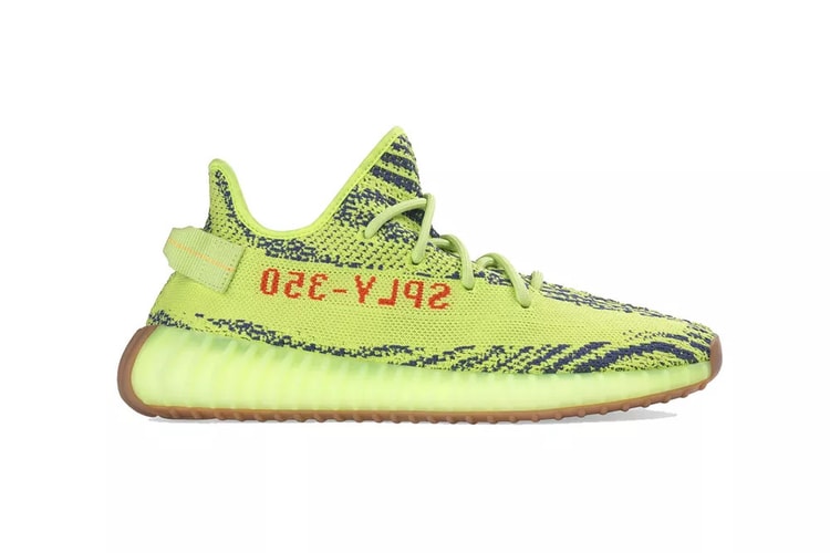 The Official Store List for the YEEZY BOOST 350 V2 "Semi Frozen Yellow"