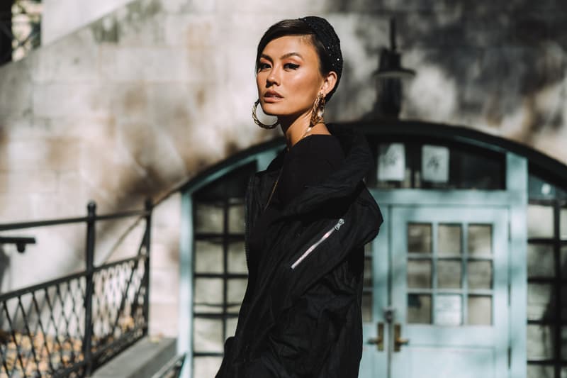 AGNEZ MO Jacket Hat Black
