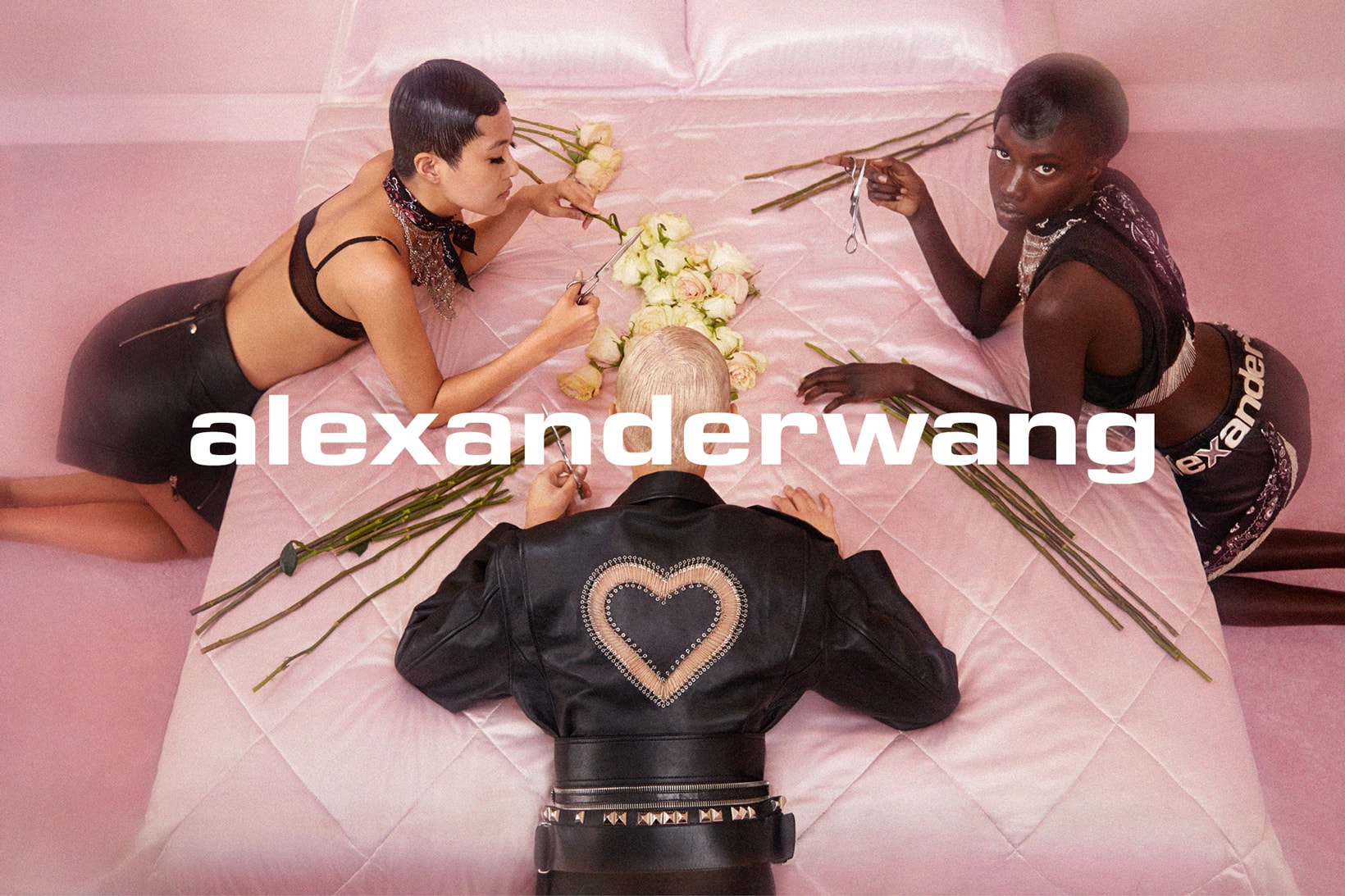 Alexander Wang COLLECTION 1 Drop 2 Deconstructed Moto Skirt Leather Jacket Black