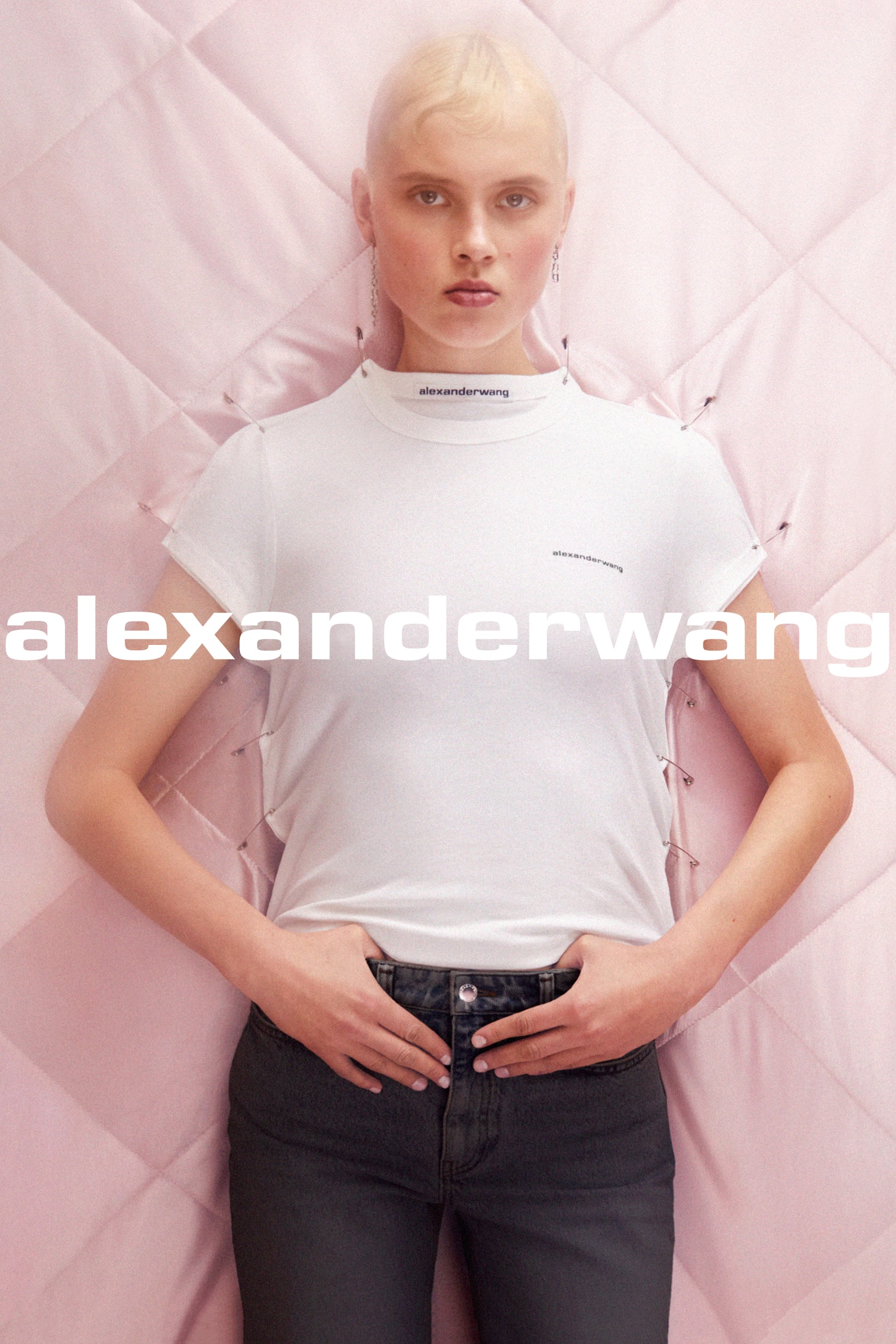 Alexander Wang COLLECTION 1 Drop 2 Logo Tee White