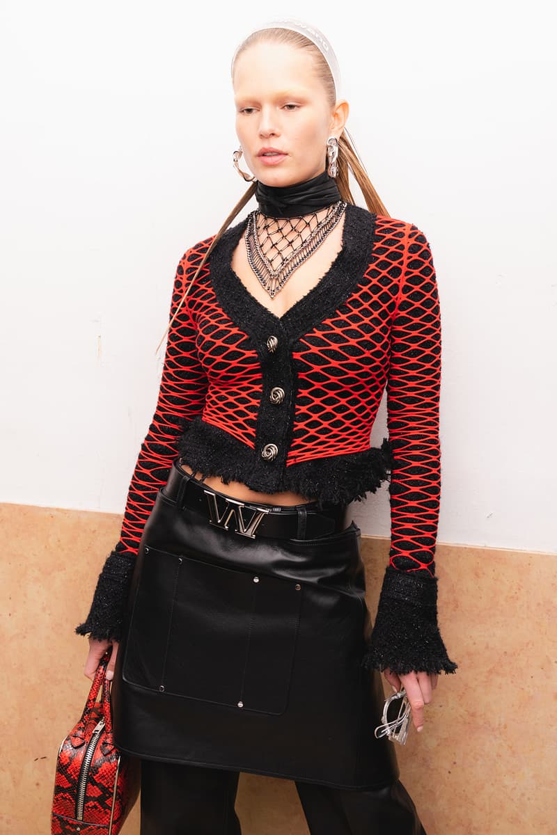 Alexander Wang December 2018 Runway Show Backstage Model