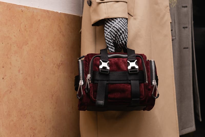 Alexander Wang December 2018 Runway Show Backstage Model Bag