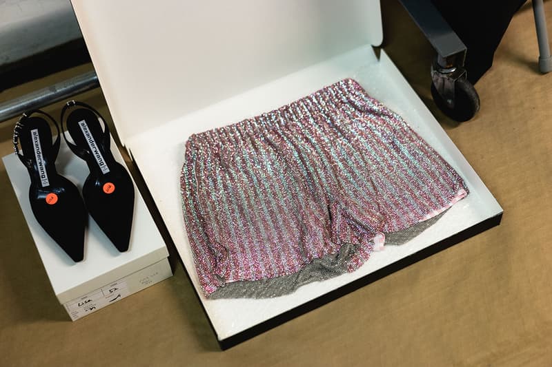 Alexander Wang December 2018 Runway Show Backstage Heels Shorts