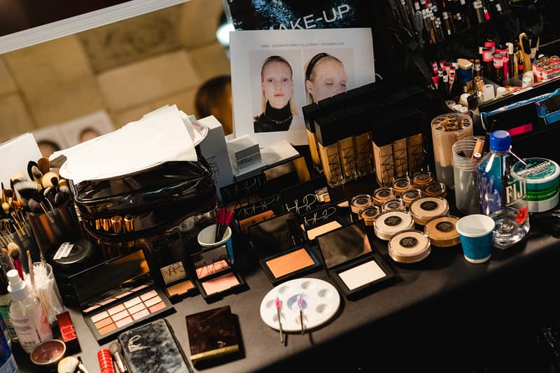 Alexander Wang December 2018 Runway Show Backstage Model Makeup
