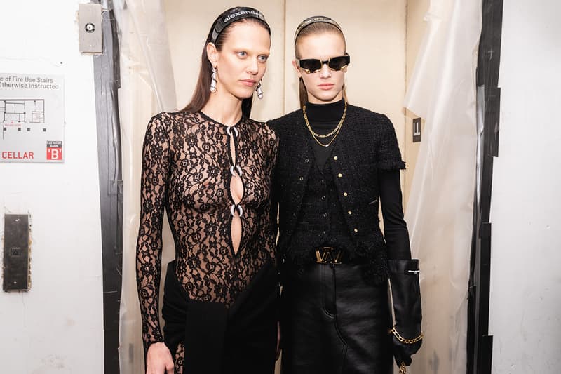 Alexander Wang December 2018 Runway Show Backstage Models Sunglasses