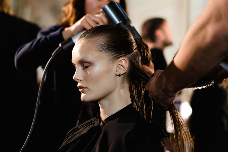 Alexander Wang December 2018 Runway Show Backstage Model Hair Makeup