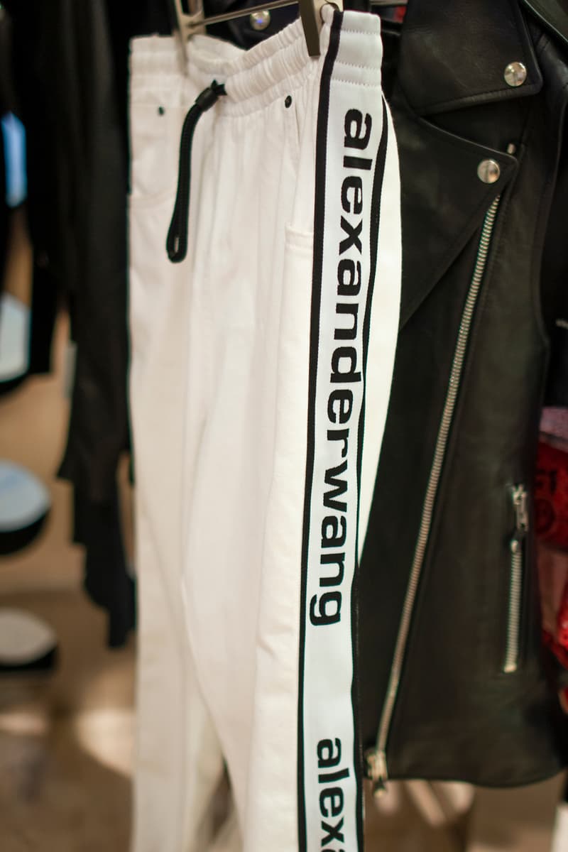 Alexander Wang Spring 2018 COLLECTION 2 Sweatpants White