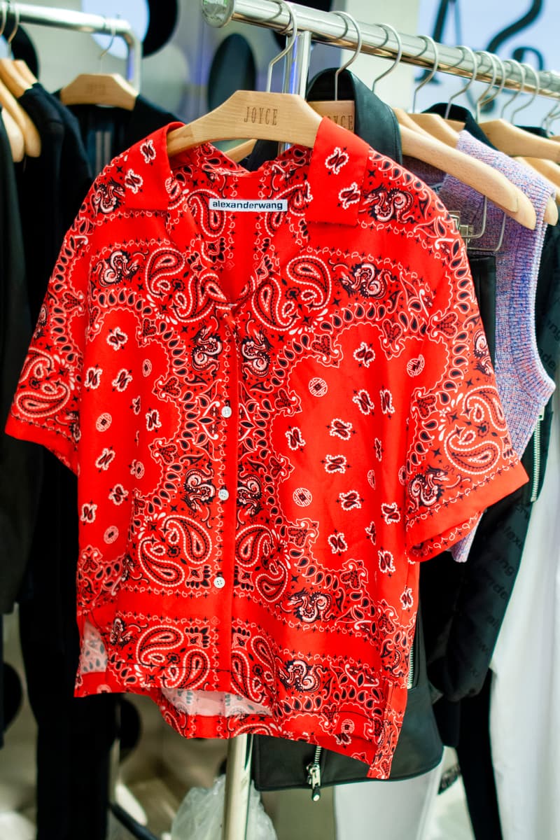 Alexander Wang Spring 2018 COLLECTION 2 Bandana Shirt Red