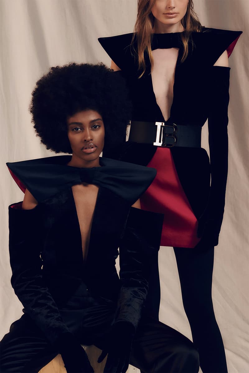 balmain new logo pre-fall 2019 collection olivier rousteing