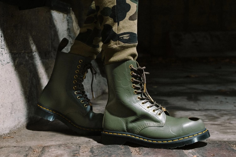 Take a Closer Look at BAPE x Dr. Martens' Steel Toe Collaboration