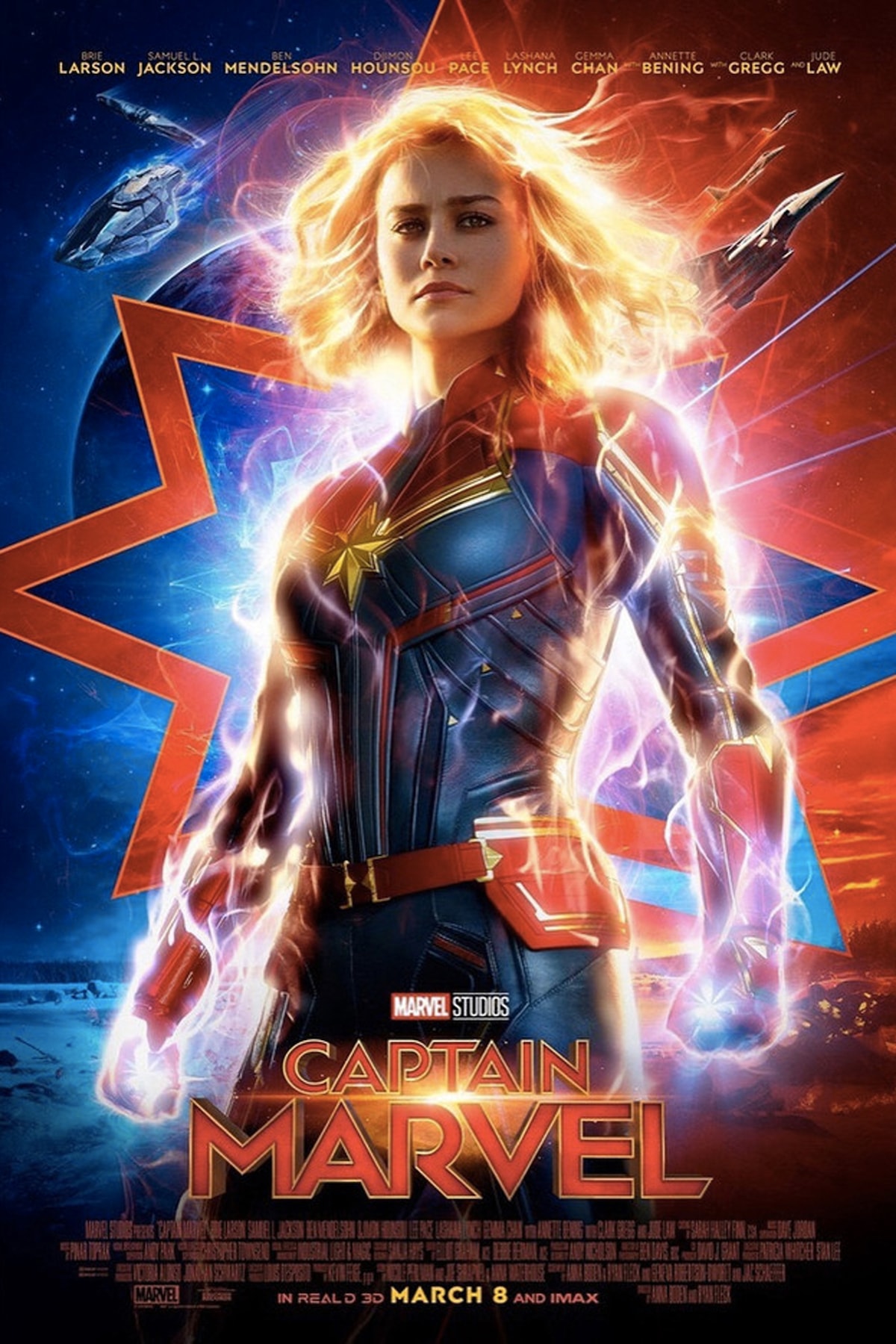 Brie Larson in First "Captain Marvel" Trailer Video Teaser Movie 